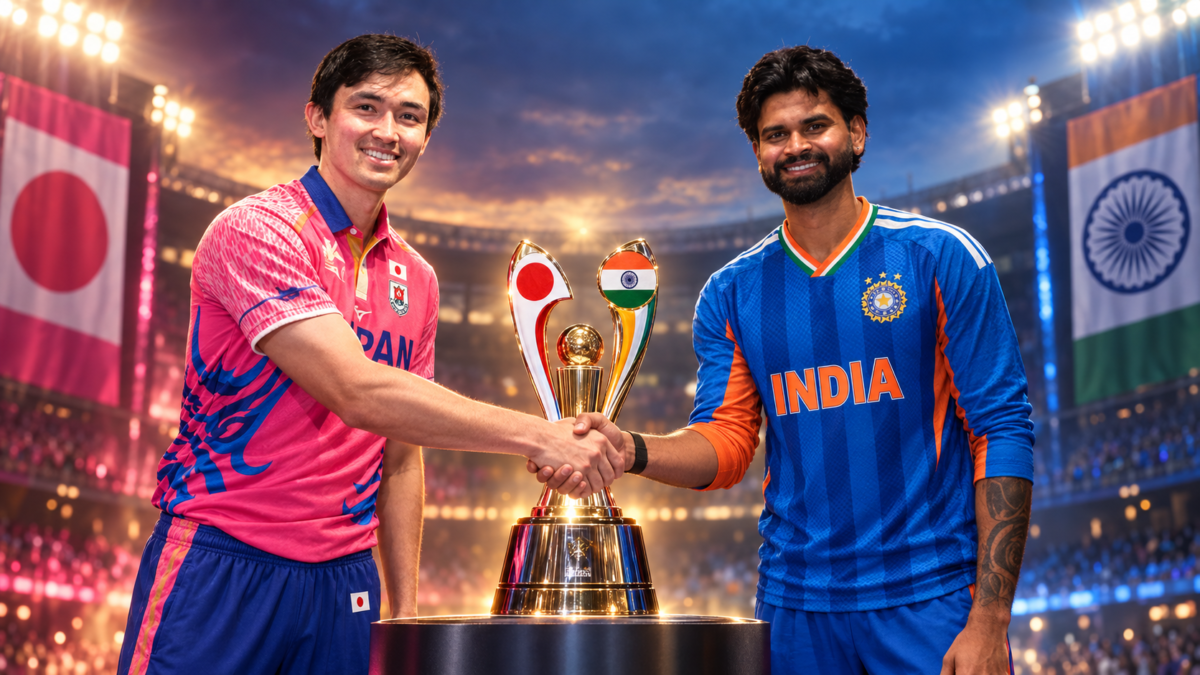 India Japan T20I Sano match news Shreyas Iyer Kendel Kadowaki Fleming Suzuki Cup