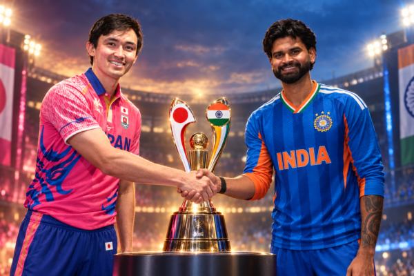 India Japan T20I Sano match news Shreyas Iyer Kendel Kadowaki Fleming Suzuki Cup