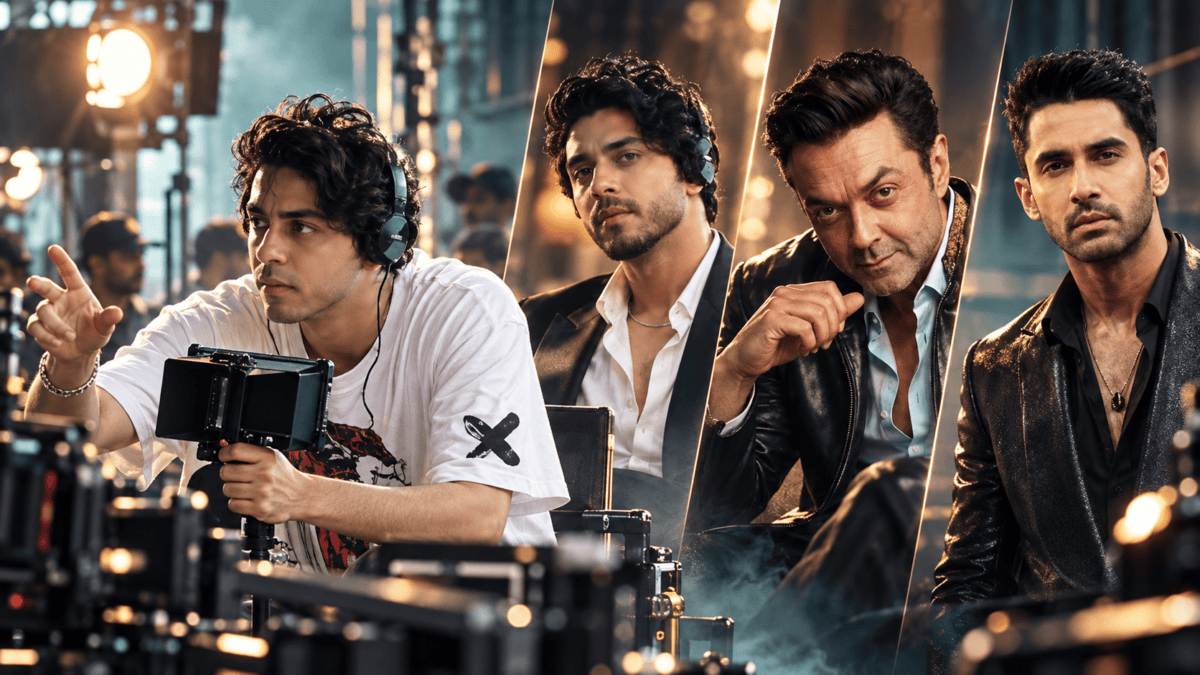 Aryan Khan directorial debut review showing the director on set