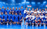 Indian team celebration during asian games 2026 kabaddi india gold victory