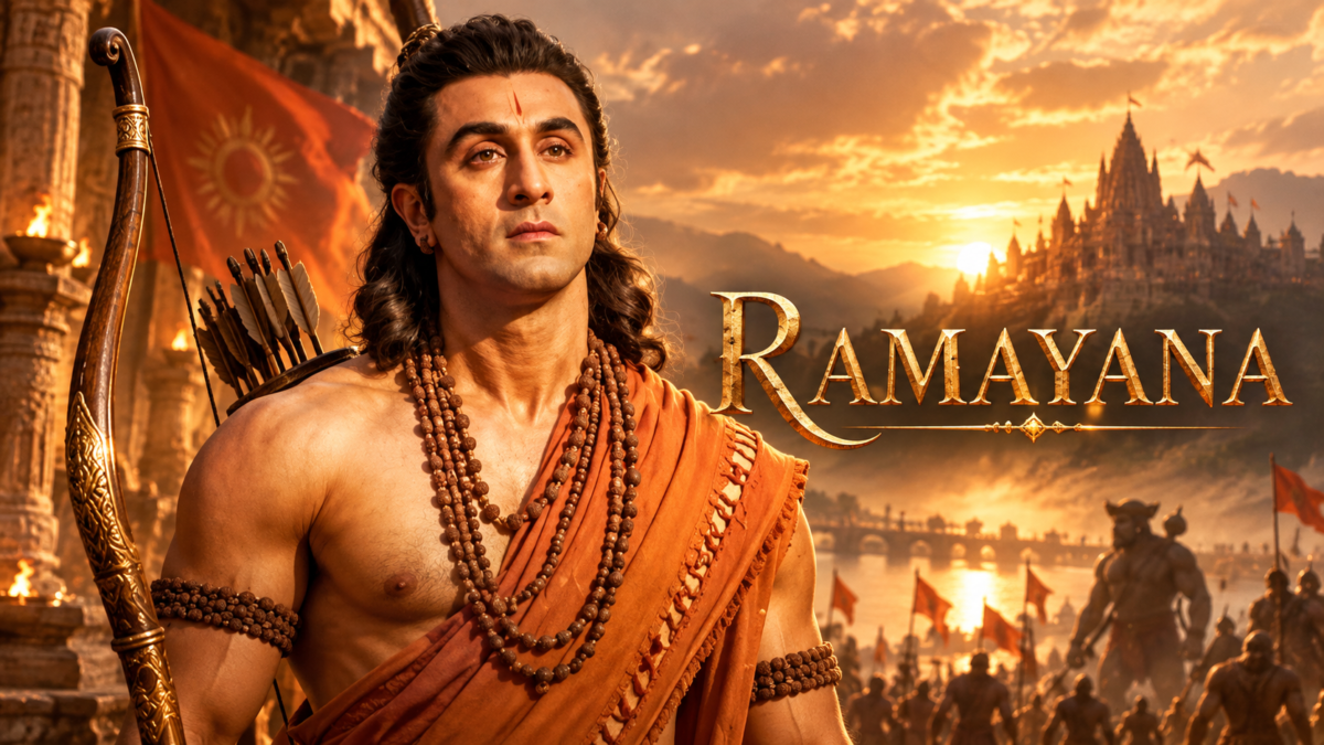 Digital cinema workstation analyzing ramayana vfx AI bollywood study visual effects photo