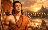 Digital cinema workstation analyzing ramayana vfx AI bollywood study visual effects photo