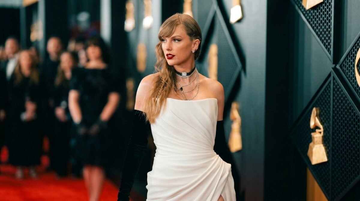 Taylor Swift appearing in detective sketch in taylor swift emmys law and order photo