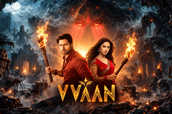 The Vvaan movie review analysis showing Sidharth Malhotra in the sacred forest