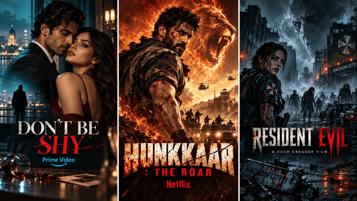 Top OTT movies releasing this week including Don't Be Shy and Resident Evil