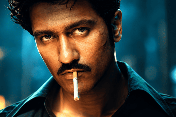 Vicky Kaushal intense first look character portrait in vicky kaushal love and war poster